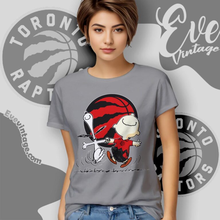 Toronto Raptors Charlie Brown Snoopy Happy Dancing Shirt Women T Shirt Toronto Raptors Charlie Brown Snoopy Happy Dancing Shirt Women T Shirt
