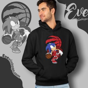 Toronto Raptors Sonic The Hedgehog Shirt Hoodie