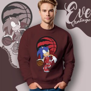 Toronto Raptors Sonic The Hedgehog Shirt Sweatshirt