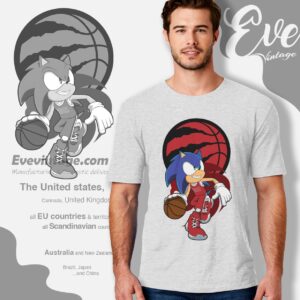 Toronto Raptors Sonic The Hedgehog Shirt T shirt