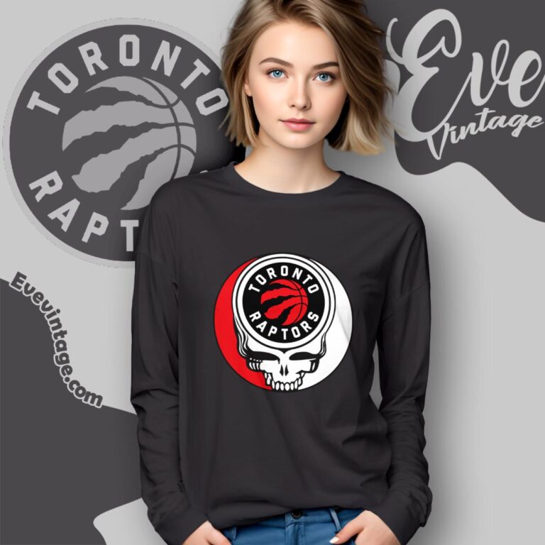 Toronto Raptors Steal Your Face Grateful Dead Shirt Long Sleeve Tee Toronto Raptors Steal Your Face Grateful Dead Shirt Long Sleeve Tee