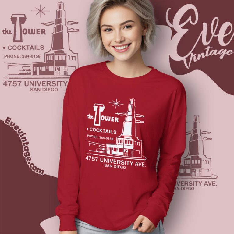 Tower Bar Shirt San Diego Ca Long Sleeve Tee Tower Bar Shirt San Diego Ca Long Sleeve Tee