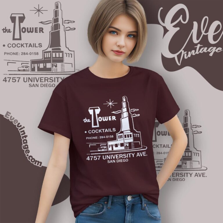 Tower Bar Shirt San Diego Ca Women T shirt Tower Bar Shirt San Diego Ca Women T shirt