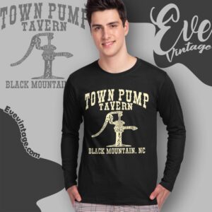 Town Pump Tavern Shirt North Carolina Dive Bar Long Sleeve Tee