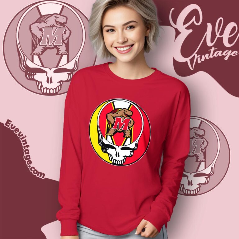 Towson Tigers Steal Your Face Stealie Shirt Long Sleeve Tee Towson Tigers Steal Your Face Stealie Shirt Long Sleeve Tee