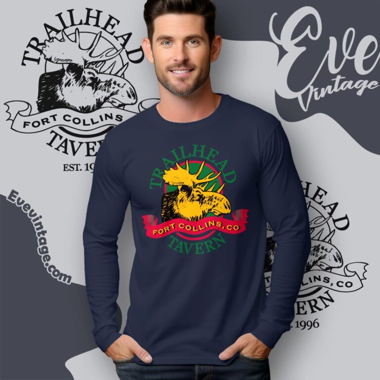 Trail Head Tavern Shirt Fort Collins Co Dive Bar Long Sleeve Tee Trail Head Tavern Shirt Fort Collins Co Dive Bar Long Sleeve Tee