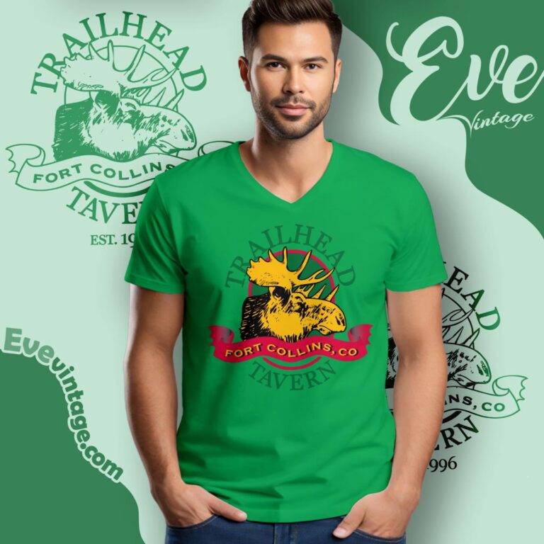 Trail Head Tavern Shirt Fort Collins Co Dive Bar V Neck TShirt Trail Head Tavern Shirt Fort Collins Co Dive Bar V Neck TShirt