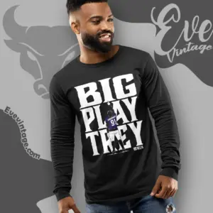 Trey Hendrickson Big Play Trey Baltimore Ravens Long Sleeve Tee