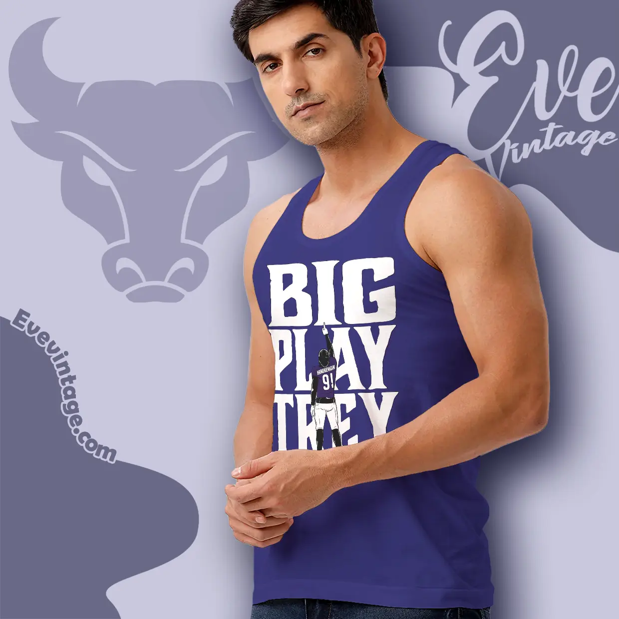 Trey Hendrickson Big Play Trey Baltimore Ravens Tank Top Racerback Trey Hendrickson Big Play Trey Baltimore Ravens Tank Top Racerback