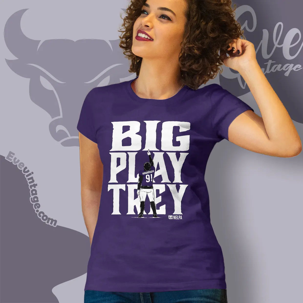 Trey Hendrickson Big Play Trey Baltimore Ravens Women T shirt Trey Hendrickson Big Play Trey Baltimore Ravens Women T shirt