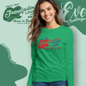 Troubadour Lounge And Park Bar Shirt West Virginia Dive Bar Long Sleeve Tee