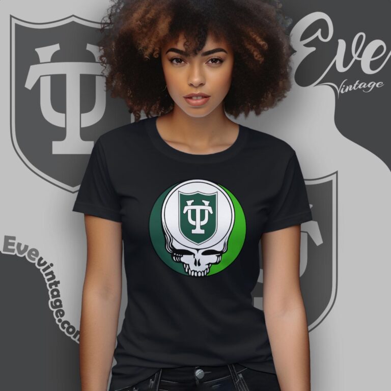 Tulane University Steal Your Face Grateful Dead Shirt Women T Shirt Tulane University Steal Your Face Grateful Dead Shirt Women T Shirt