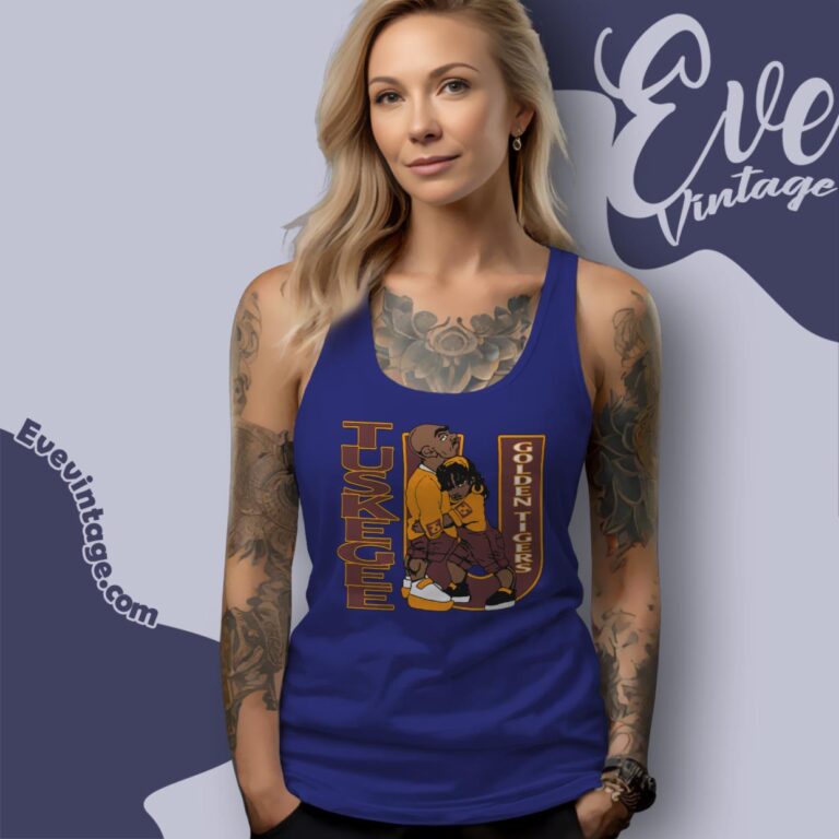 Tuskegee University Golden Tigers Shirt Tank Top Racerback Tuskegee University Golden Tigers Shirt Tank Top Racerback