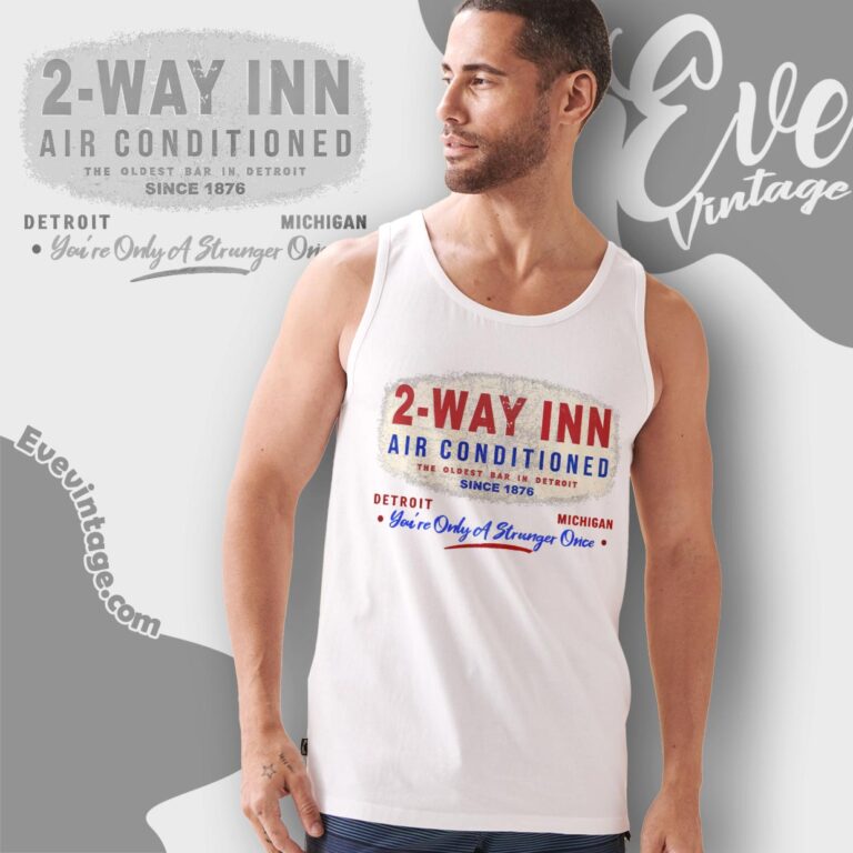 Two Way Inn Shirt Detroit Michigan Dive Bar Tank Top Racerback Two Way Inn Shirt Detroit Michigan Dive Bar Tank Top Racerback