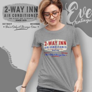 Two Way Inn Shirt Detroit Michigan Dive Bar Women T shirt