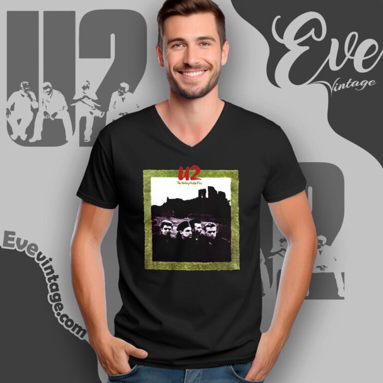 U2 1984 Unforgettable Fire Shirt V Neck TShirt U2 1984 Unforgettable Fire Shirt V Neck TShirt