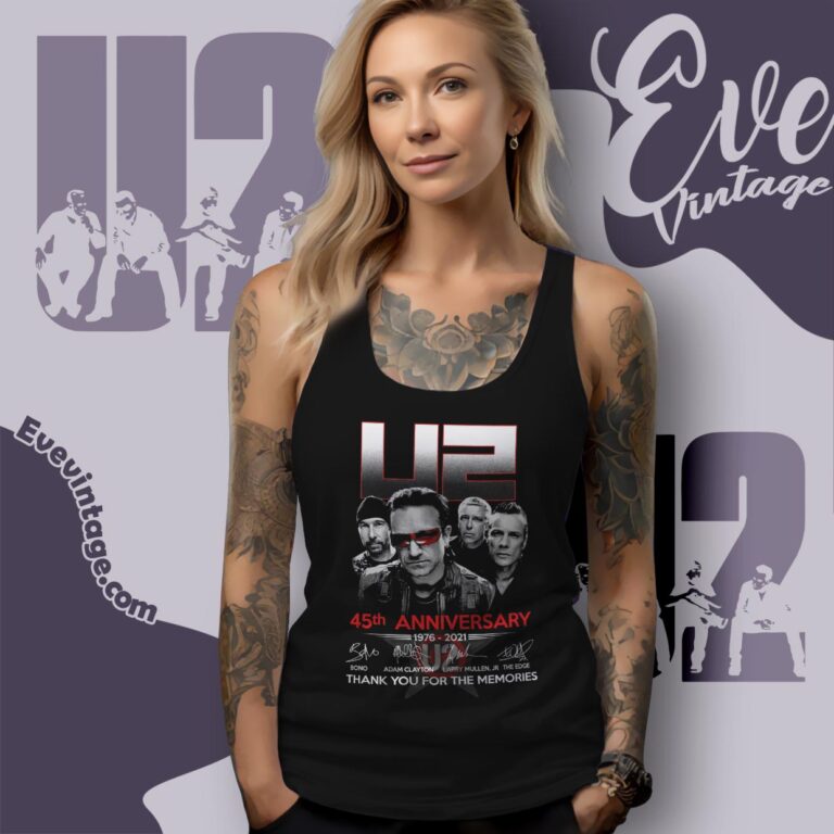 U2 45th Anniversary 1976 2021 Shirt Tank Top Racerback U2 45th Anniversary 1976 2021 Shirt Tank Top Racerback