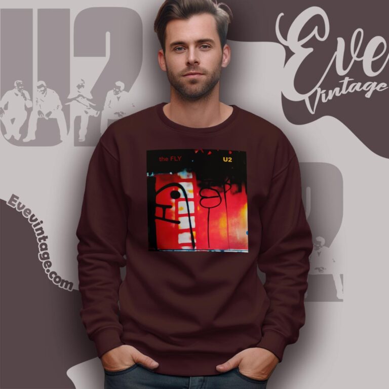 U2 The Fly Album Shirt Sweatshirt U2 The Fly Album Shirt Sweatshirt