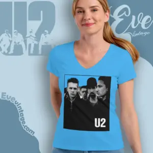 U2 The Joshua Tree Art V Neck TShirt