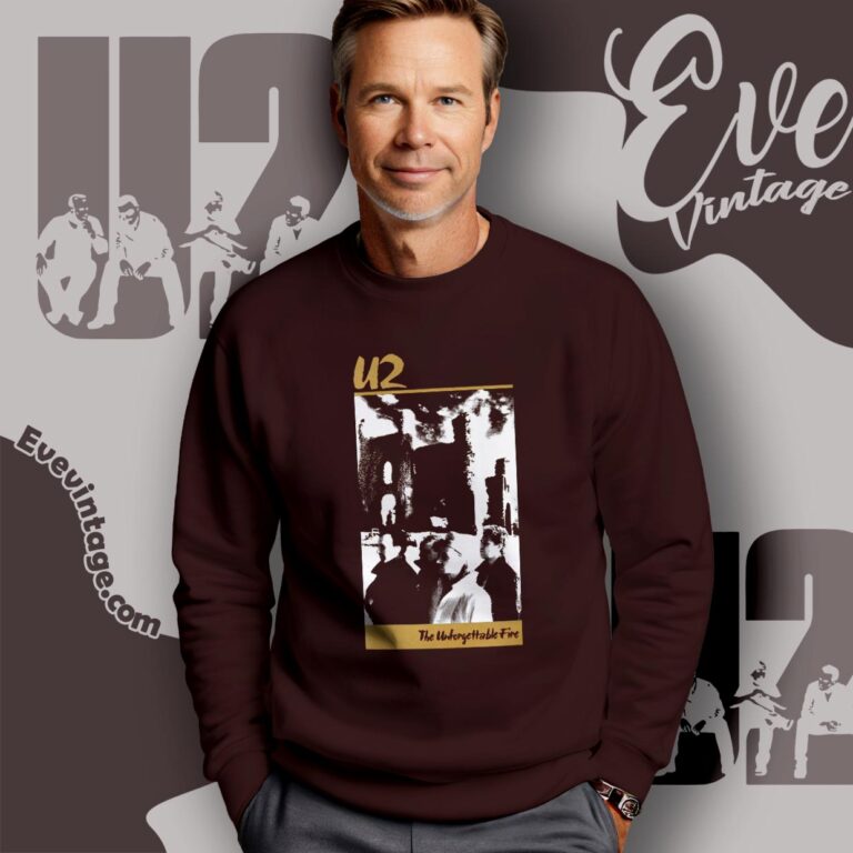 U2 Unforgettable Fire Shirt Sweatshirt U2 Unforgettable Fire Shirt Sweatshirt