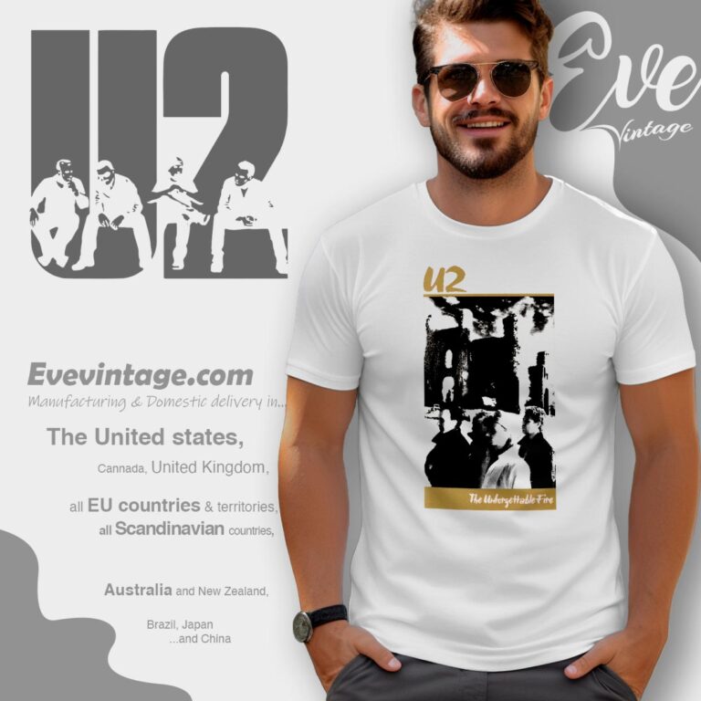 U2 Unforgettable Fire Shirt T shirt U2 Unforgettable Fire Shirt T shirt
