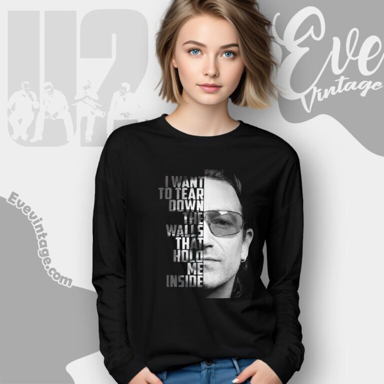 U2 Where The Streets Have No Name Shirt Long Sleeve Tee U2 Where The Streets Have No Name Shirt Long Sleeve Tee