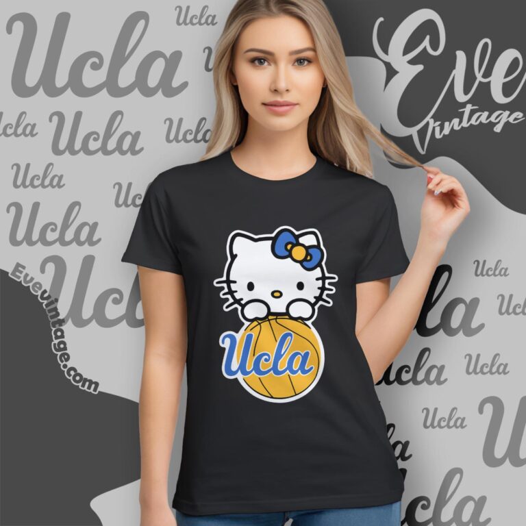 Ucla Basketball Hello Kitty Shirt Women T shirt Ucla Basketball Hello Kitty Shirt Women T shirt