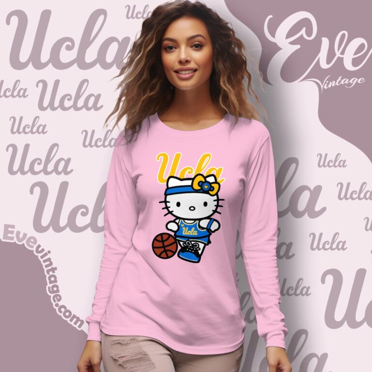 Ucla Basketball Kitty Shirt Long Sleeve Tee Ucla Basketball Kitty Shirt Long Sleeve Tee