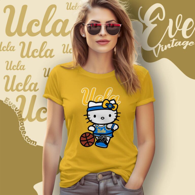 Ucla Basketball Kitty Shirt Women T shirt Ucla Basketball Kitty Shirt Women T shirt