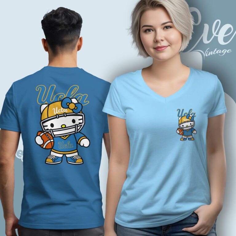 Ucla Bruins Hello Kitty Shirt V neck Ucla Bruins Hello Kitty Shirt V neck