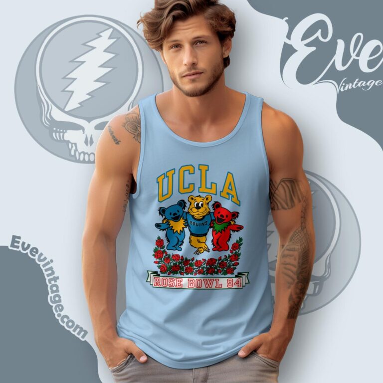 Ucla Bruins Rose Bowl 1994 Grateful Dead Dancing Bears Shirt Tank Top Racerback Ucla Bruins Rose Bowl 1994 Grateful Dead Dancing Bears Shirt Tank Top Racerback