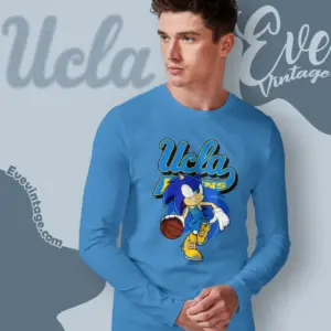 Ucla Bruins Sonic The Hedgehog Basketball Long Sleeve Tee