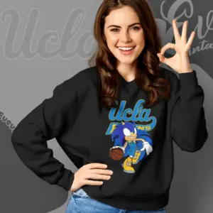Ucla Bruins Sonic The Hedgehog Basketball Sweatshirt