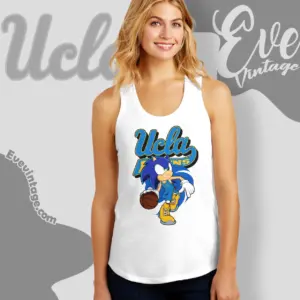 Ucla Bruins Sonic The Hedgehog Basketball Tank Top Racerback