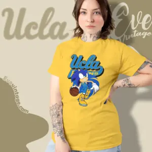 Ucla Bruins Sonic The Hedgehog Basketball Women T shirt