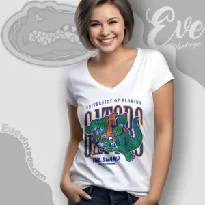 Uf Florida Gators Football Shirt The Swamp V Neck TShirt