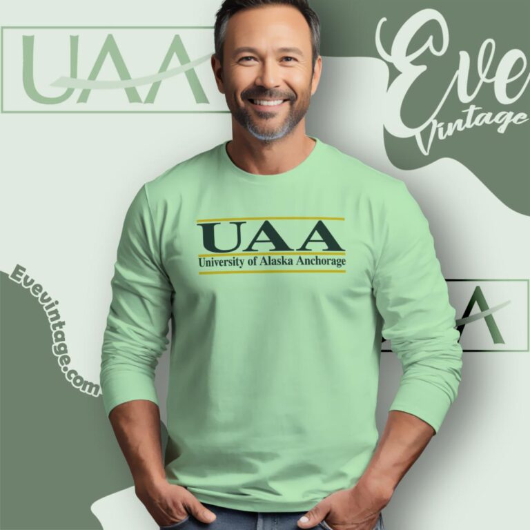 University Of Alaska Anchorage Shirt Long Sleeve Tee University Of Alaska Anchorage Shirt Long Sleeve Tee