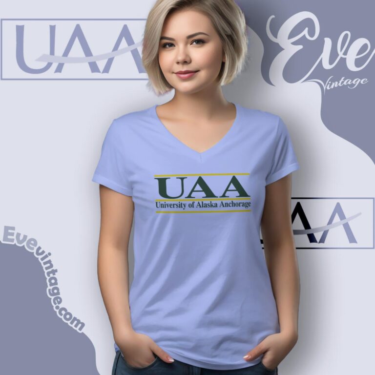 University Of Alaska Anchorage Shirt V Neck TShirt University Of Alaska Anchorage Shirt V Neck TShirt