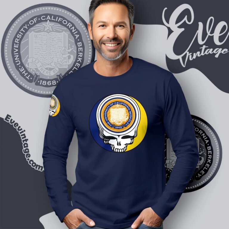 University Of California Berkeley Steal Your Face Grateful Dead Shirt Long Sleeve Tee University Of California Berkeley Steal Your Face Grateful Dead Shirt Long Sleeve Tee