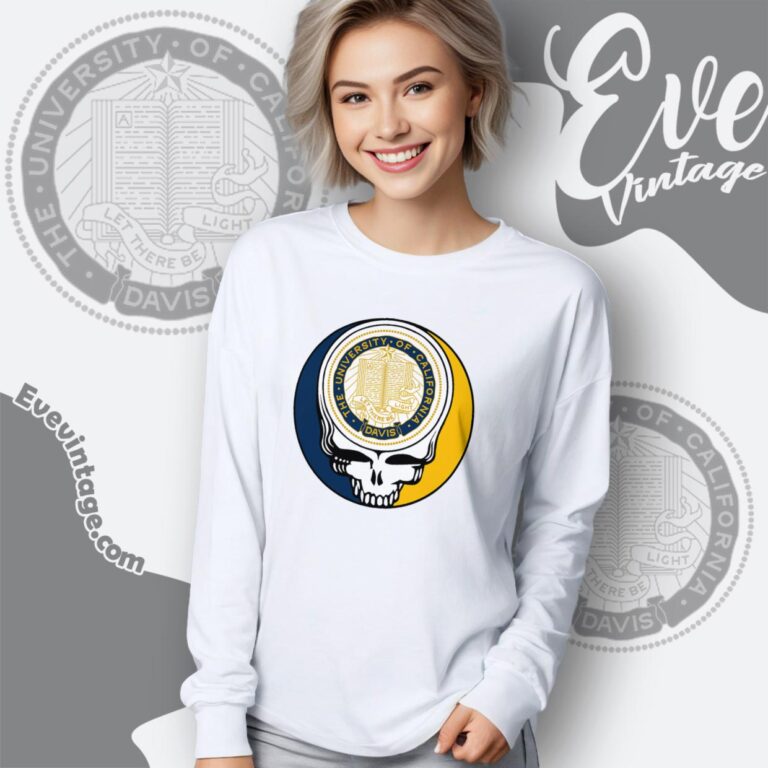 University Of California Davis Steal Your Face Grateful Dead Shirt Long Sleeve Tee University Of California Davis Steal Your Face Grateful Dead Shirt Long Sleeve Tee
