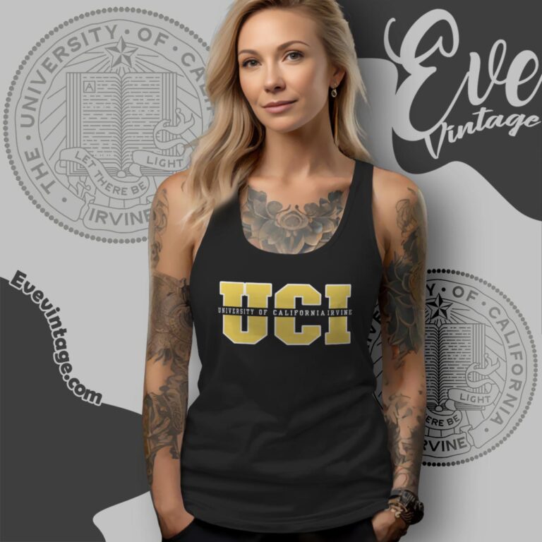 University Of California Irvine Shirt Tank Top Racerback University Of California Irvine Shirt Tank Top Racerback