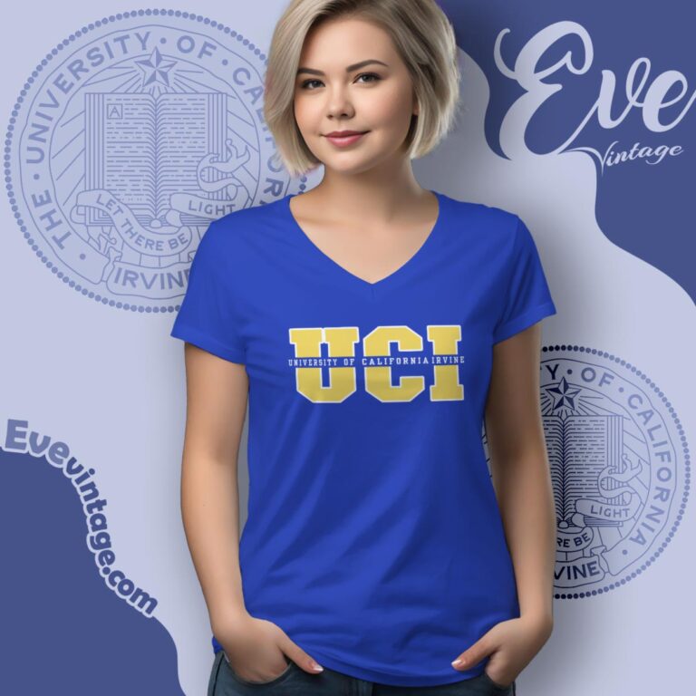 University Of California Irvine Shirt V Neck TShirt University Of California Irvine Shirt V Neck TShirt