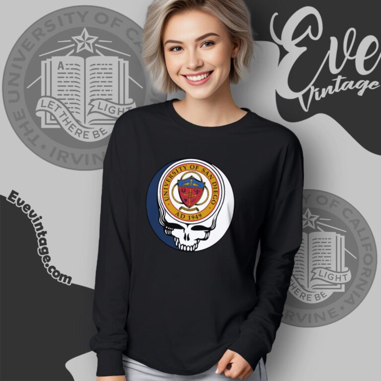University Of California Irvine Steal Your Face Grateful Dead Shirt Long Sleeve Tee University Of California Irvine Steal Your Face Grateful Dead Shirt Long Sleeve Tee