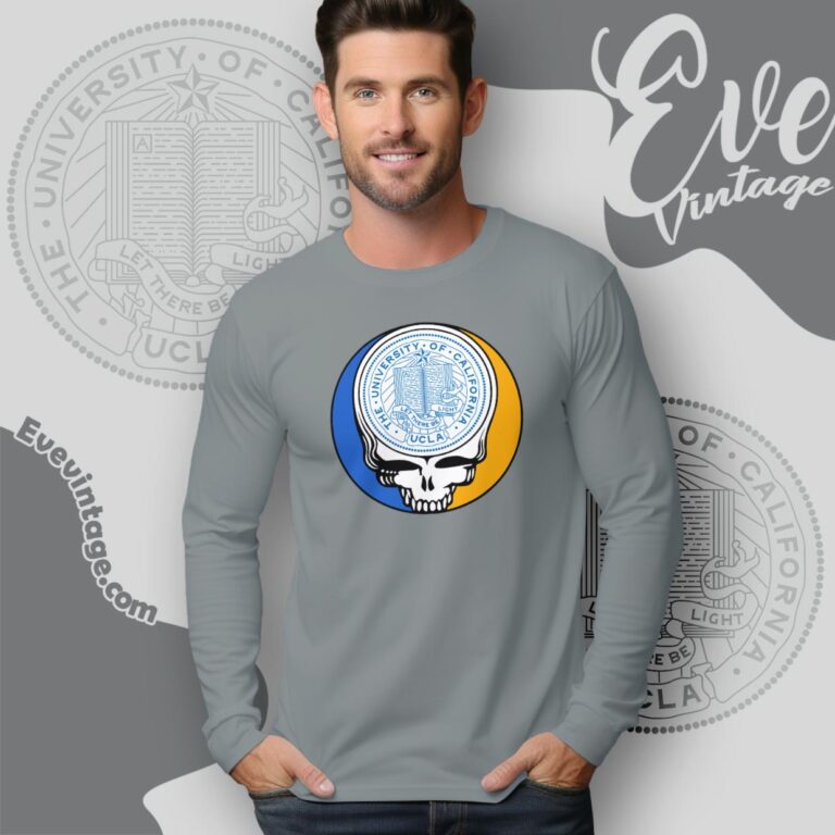 University Of California Los Angeles Steal Your Face Grateful Dead Shirt Long Sleeve Tee University Of California Los Angeles Steal Your Face Grateful Dead Shirt Long Sleeve Tee