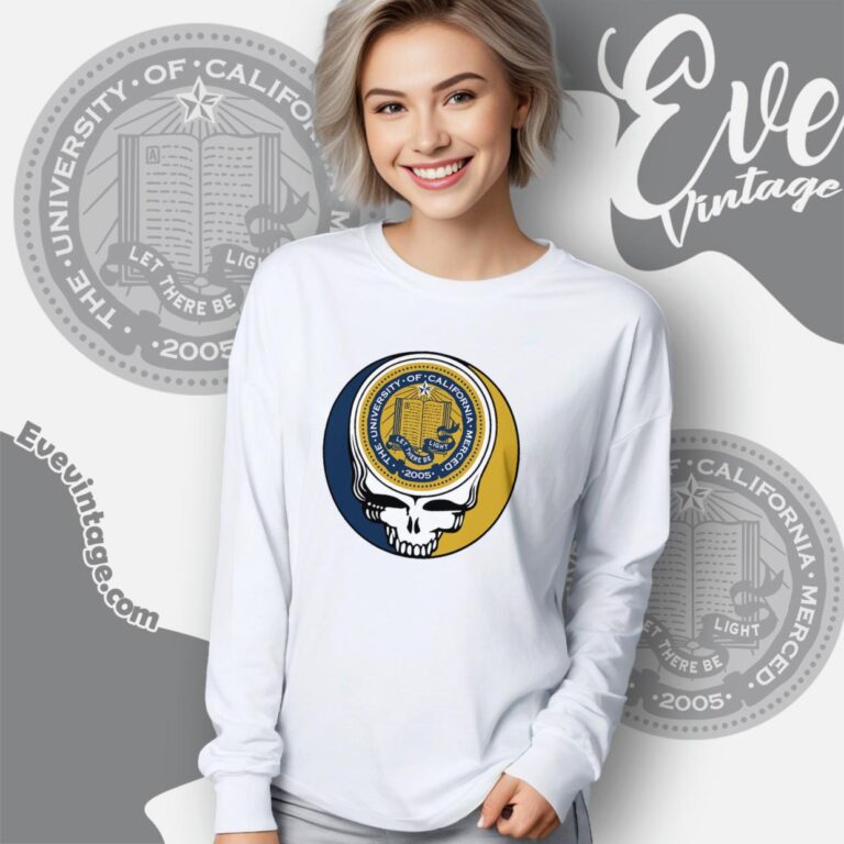 University Of California Merced Steal Your Face Grateful Dead Shirt Long Sleeve Tee University Of California Merced Steal Your Face Grateful Dead Shirt Long Sleeve Tee