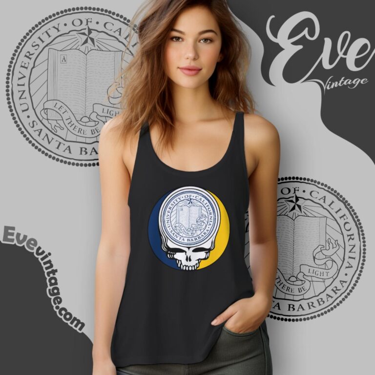 University Of California Santa Barbara Steal Your Face Grateful Dead Shirt Tank Top Racerback University Of California Santa Barbara Steal Your Face Grateful Dead Shirt Tank Top Racerback