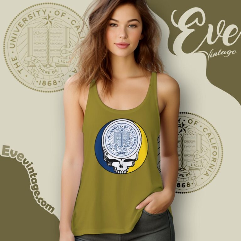 University Of California Santa Cruz Steal Your Face Grateful Dead Shirt Tank Top Racerback University Of California Santa Cruz Steal Your Face Grateful Dead Shirt Tank Top Racerback