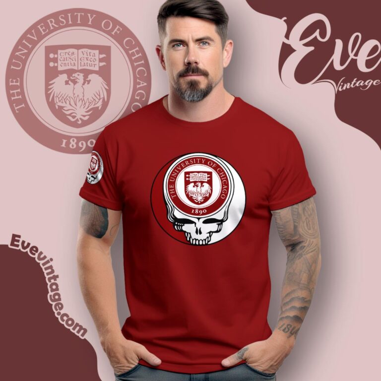 University Of Chicago Steal Your Face Grateful Dead Shirt T Shirt University Of Chicago Steal Your Face Grateful Dead Shirt T Shirt
