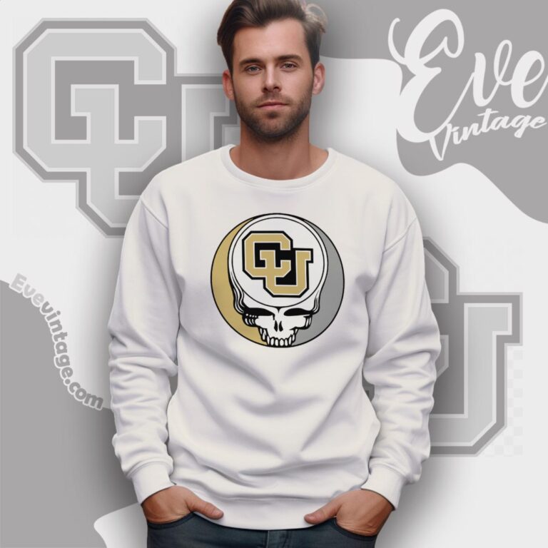 University Of Colorado Boulder Steal Your Face Grateful Dead Shirt Sweatshirt University Of Colorado Boulder Steal Your Face Grateful Dead Shirt Sweatshirt
