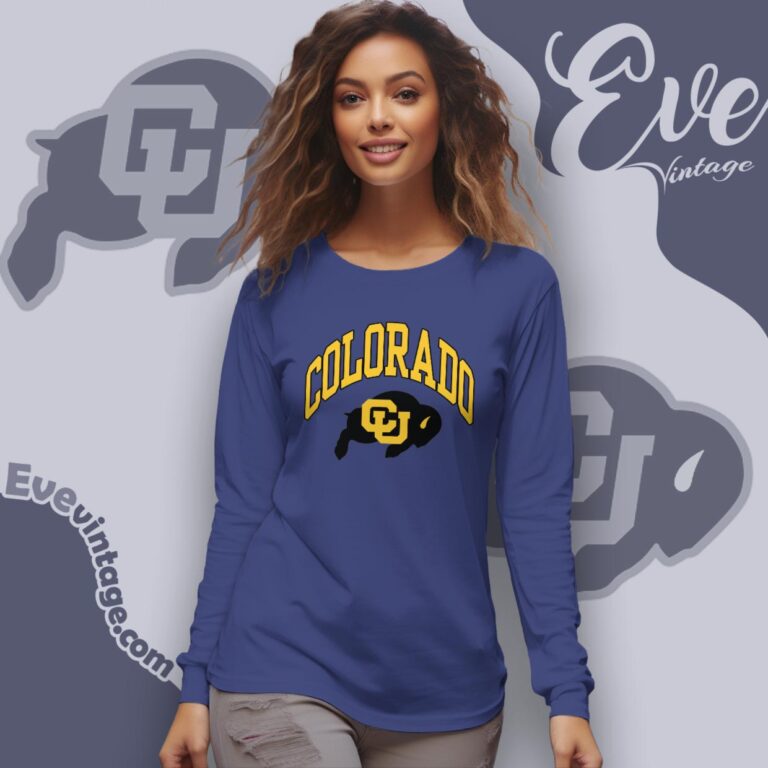 University Of Colorado Buffaloes Shirt Long Sleeve Tee University Of Colorado Buffaloes Shirt Long Sleeve Tee